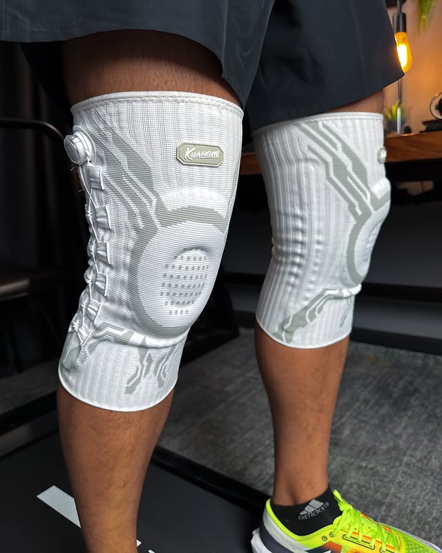 FlexLock Sleeve worn on both knees
